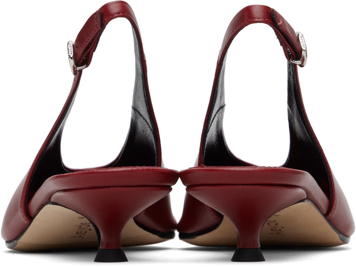 Aeyde Red Camila Heels