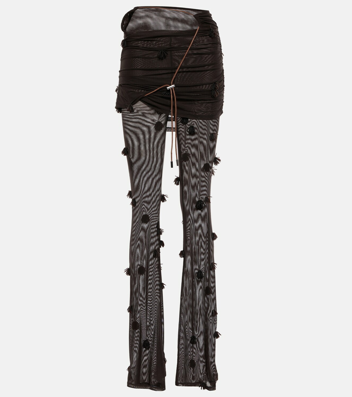 ジャックムス Jacquemus Le Pantalon Apollo Pants Black Apollo flared tousers - women - JACQUEMUS