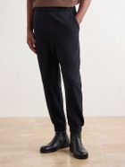 BODE - Tapered Cotton-Jersey Sweatpants - Black