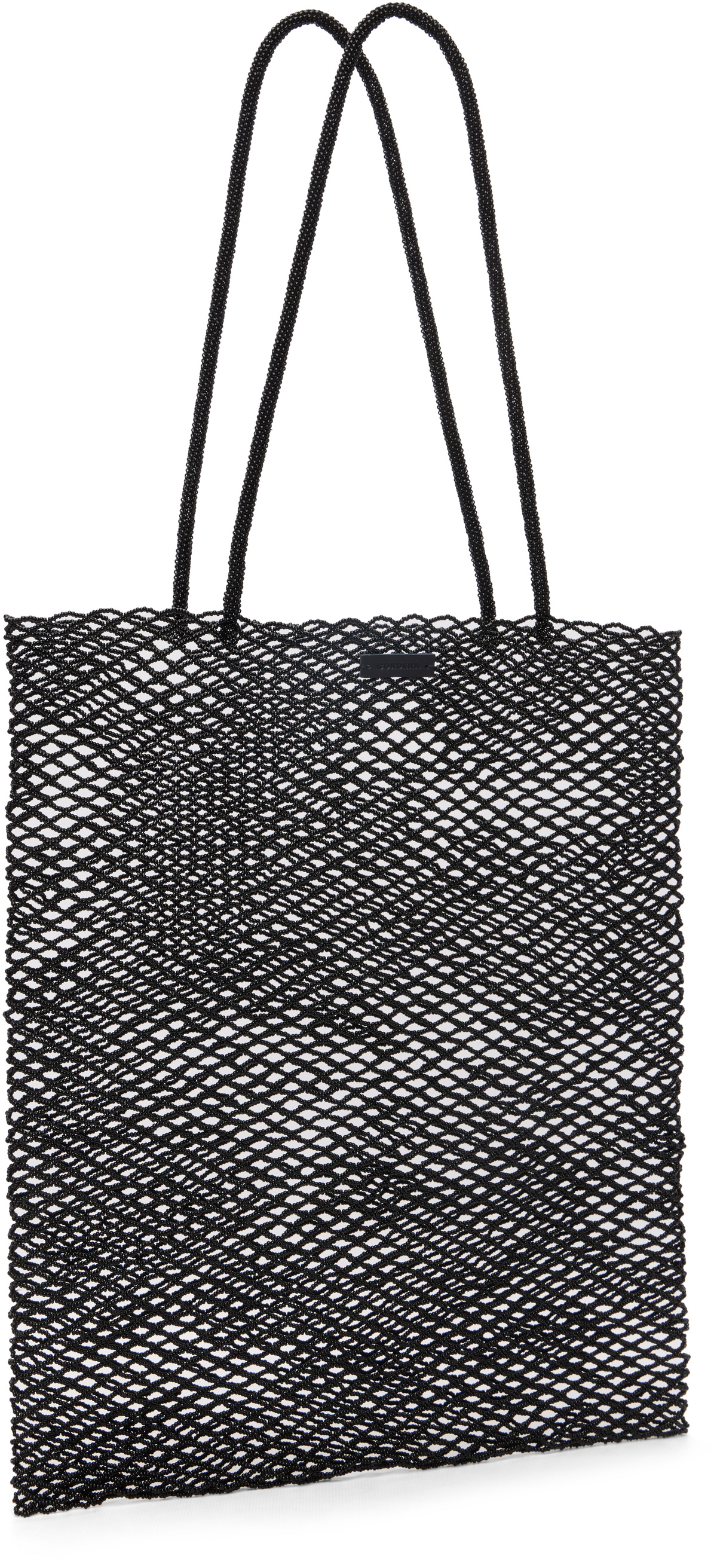 Cordera Black Handmade Beaded Tote