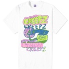 Creepz Men's O.T.T. Logo T-Shirt in White