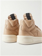 Rick Owens - Converse TURBOWPN Full-Grain Leather High-Top Sneakers - Pink