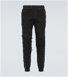 Givenchy - Distressed cotton sweatpants