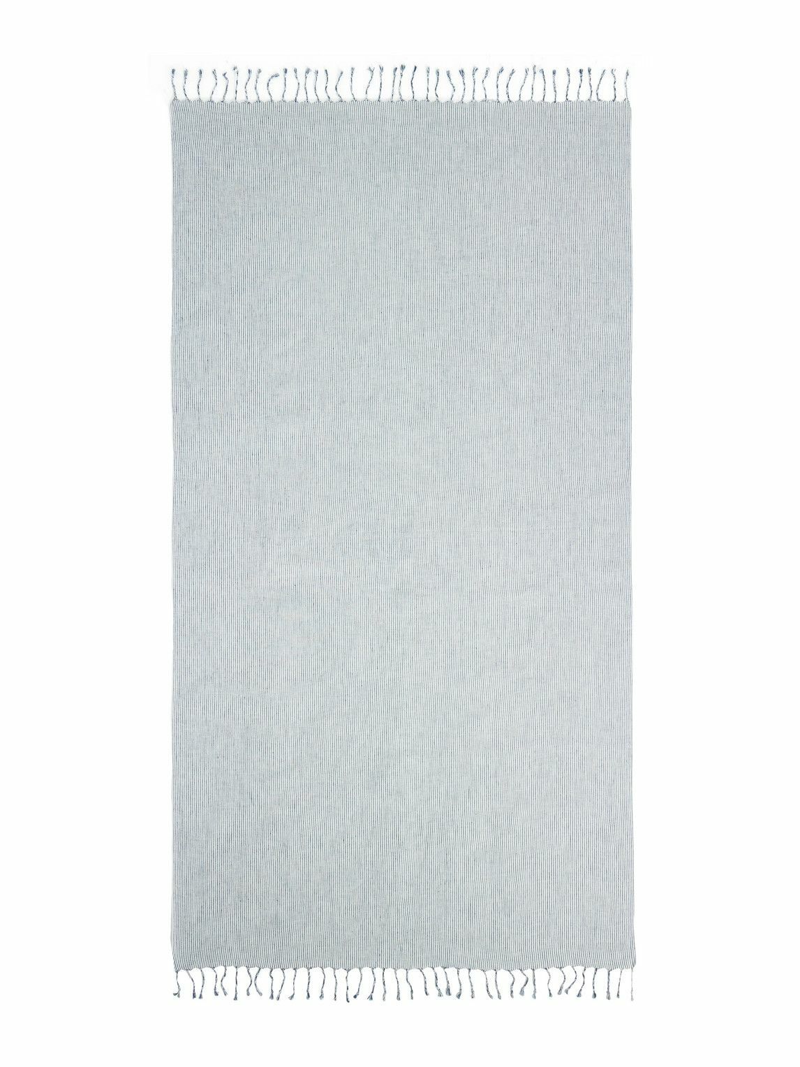 Brunello Cucinelli - Fringed Striped Linen Beach Towel