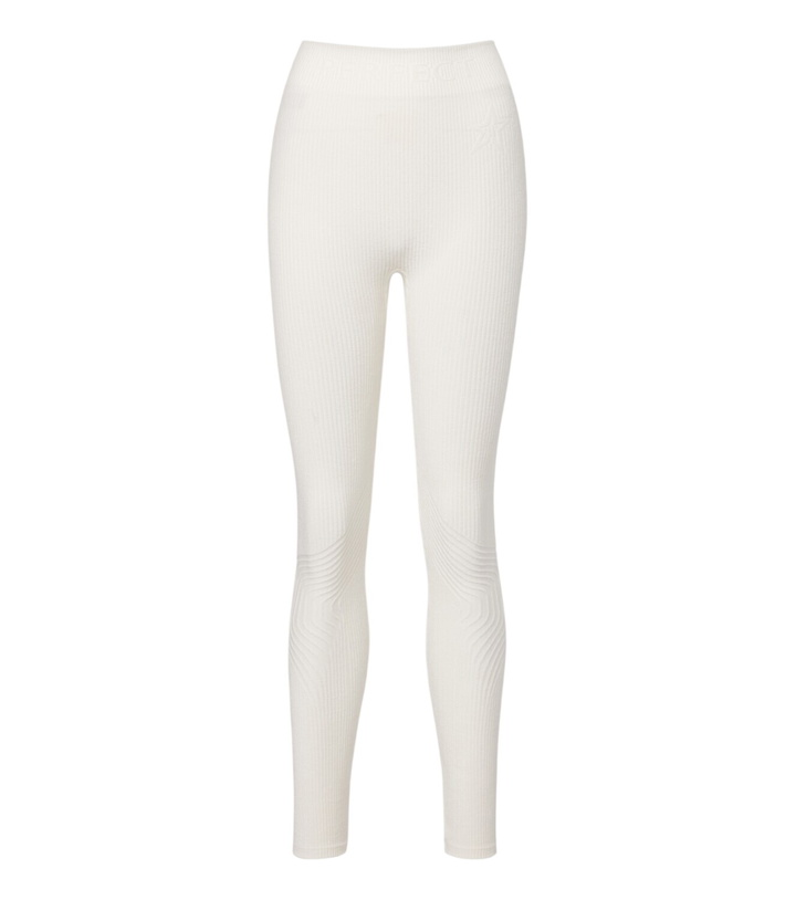 Photo: Perfect Moment Ribbed-knit ski leggings