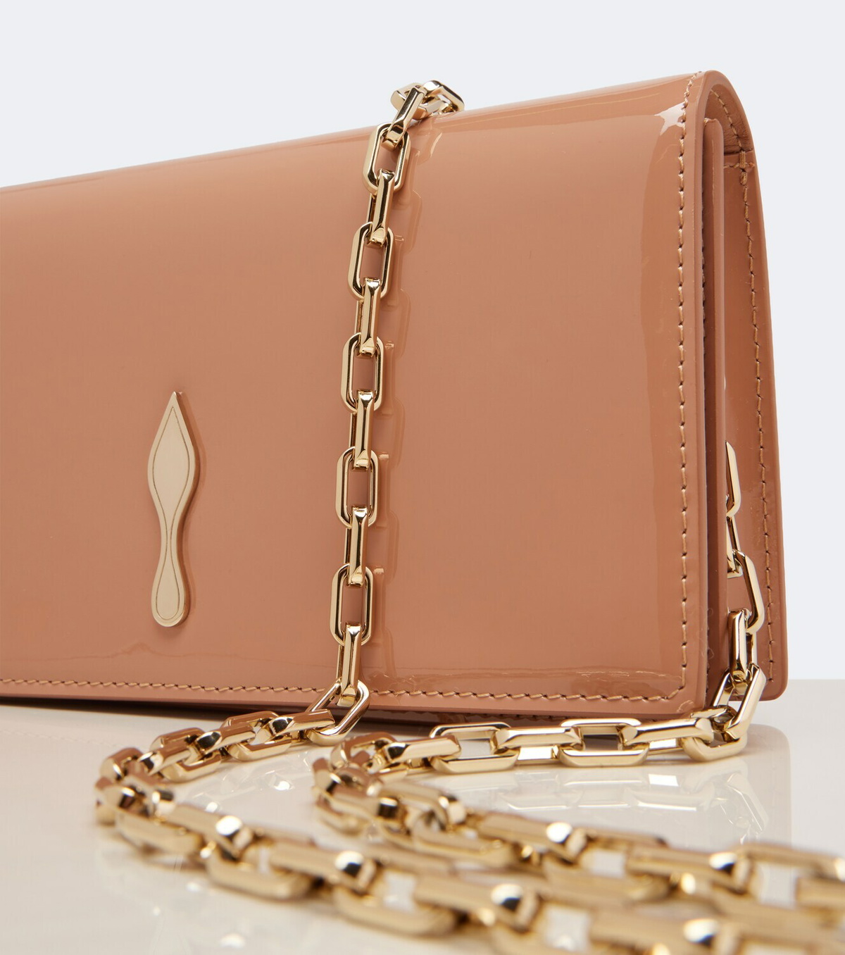 Christian Louboutin Bettina patent leather clutch