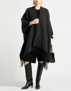 Brunello Cucinelli Womens Cape Charcoal