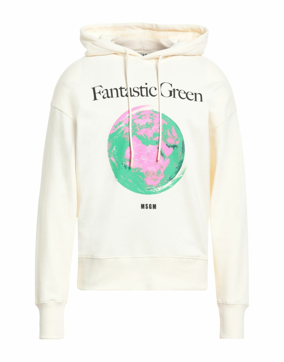 Msgm Mens Sweatshirt Cream