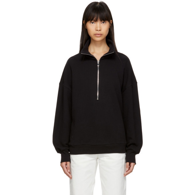 Photo: Simon Miller Black Rime Half-Zip Sweater