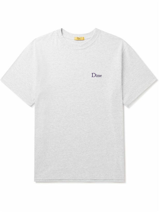 Photo: DIME - Classic Logo-Embroidered Cotton-Jersey T-Shirt - Unknown