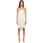 R2W Yellow Milena Silk Lace Midi Dress