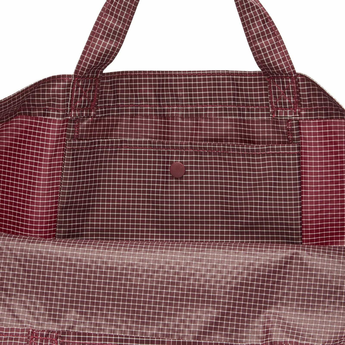 HAY Grid Crossover Bag - Medium in Burgundy 