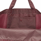 HAY Grid Crossover Bag - Medium in Burgundy 