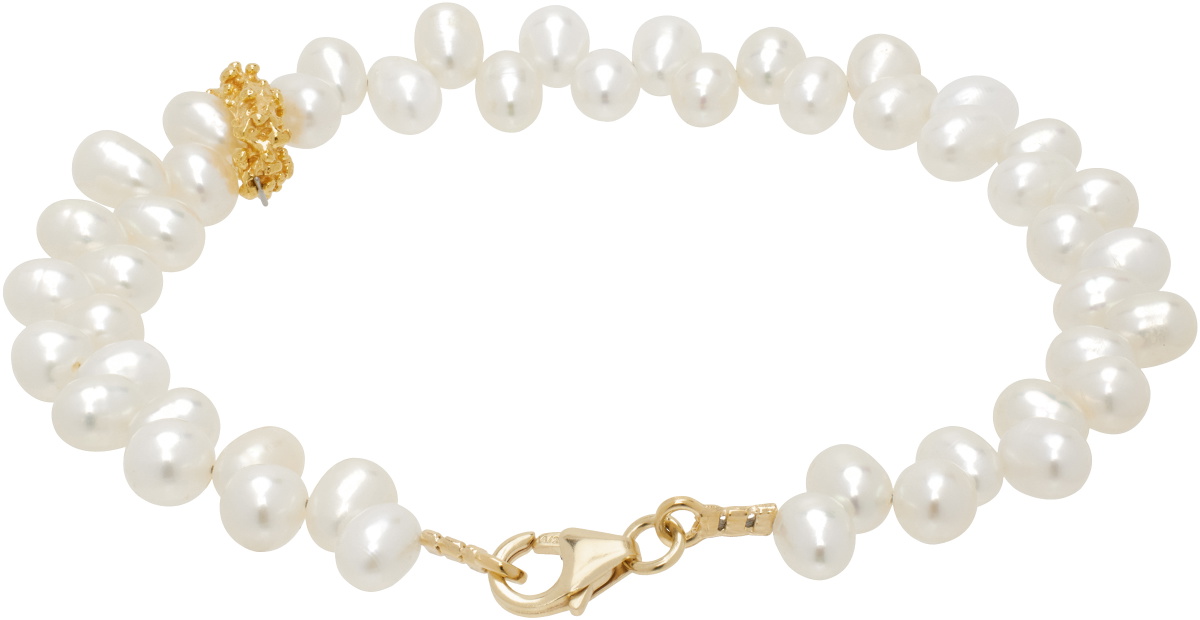 Alighieri White & Gold 'The Calliope' Bracelet