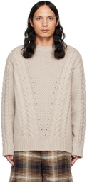 System Gray Crewneck Sweater