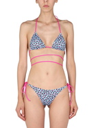 MC2 Saint Barth Animalier Print Bikini Top