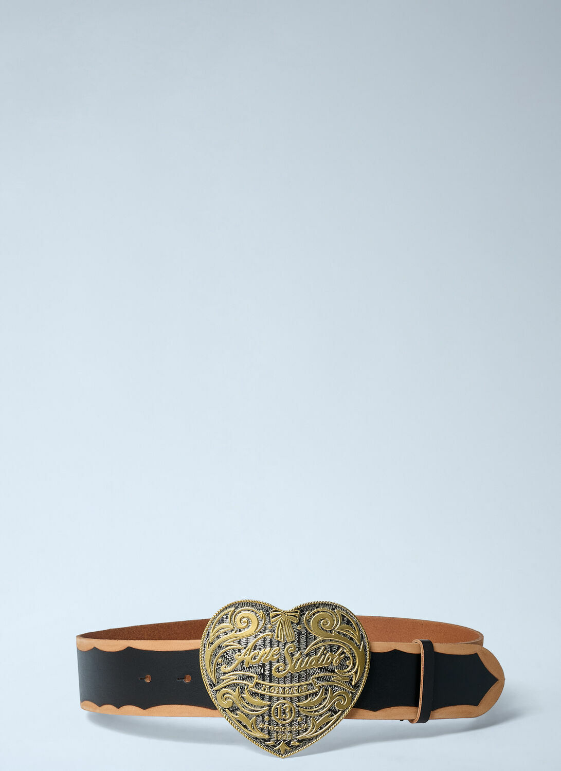 Acne Studios Heart Logo Engraved Belt
