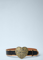 Acne Studios Heart Logo Engraved Belt