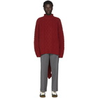 Loewe Red William De Morgan Dragon Tail Turtleneck