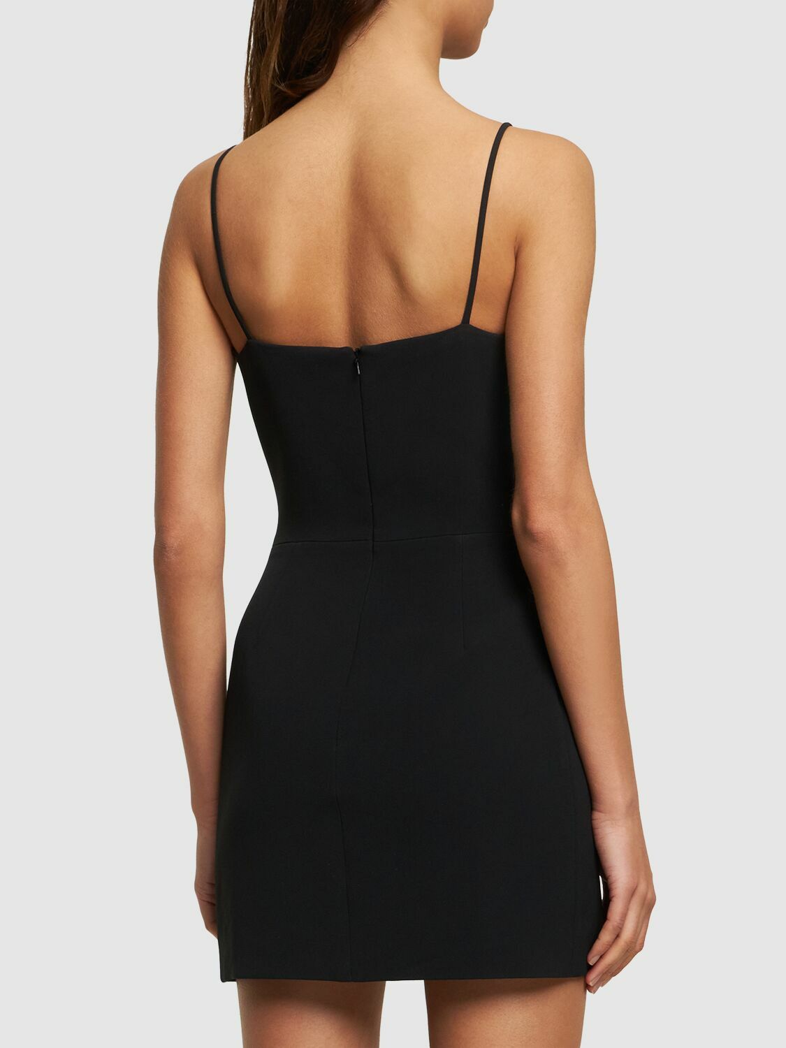 knee length dresses for ladies David Koma Crystal-Embellished Cady Mini Dress – Runway Catalog main image 1