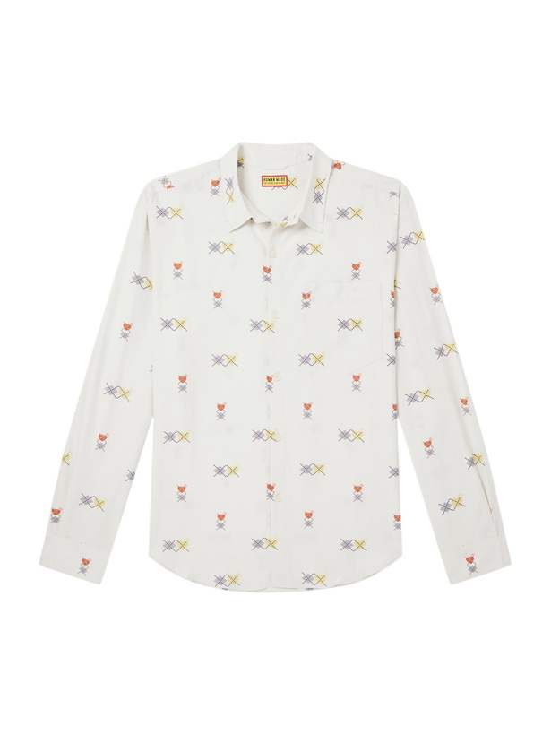 Photo: Human Made - Printed Poplin Shirt - Neutrals