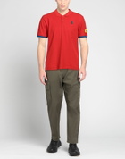 Invicta Mens Polo shirt in Tomato red