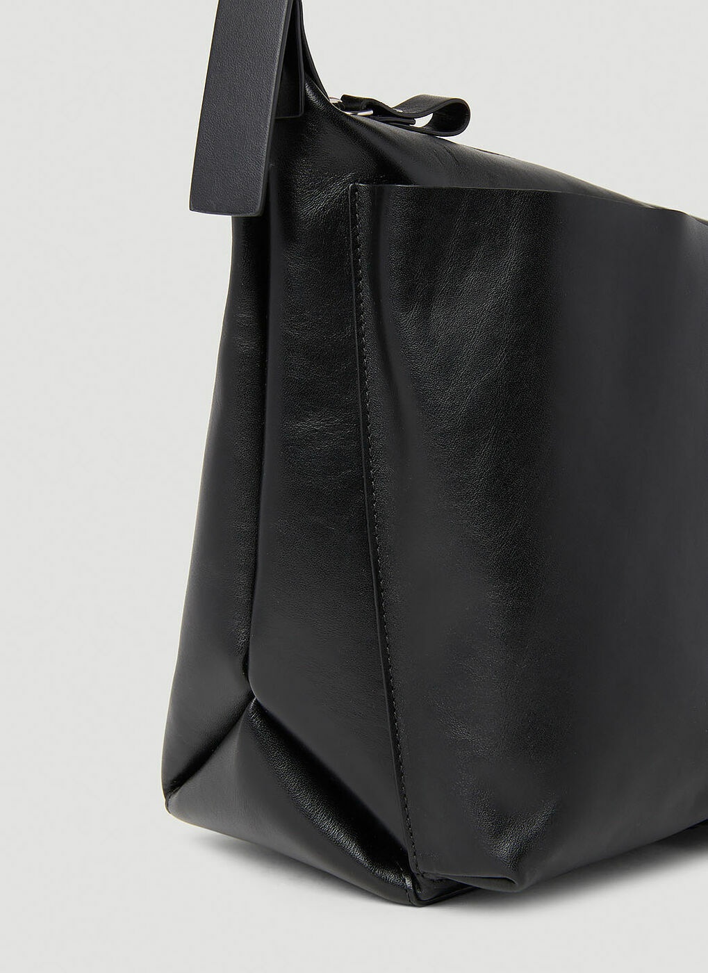 Jil Sander - Pilot Shoulder Bag in Black Jil Sander