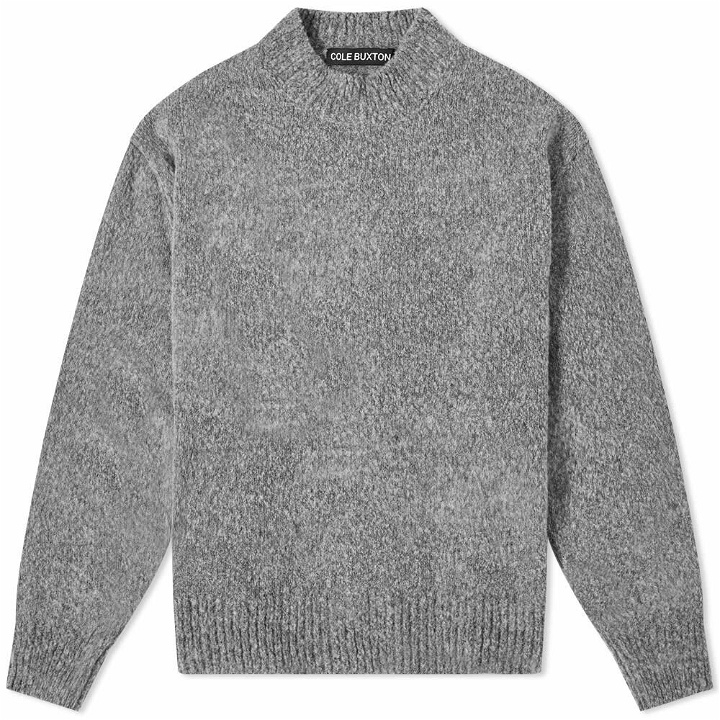Photo: Cole Buxton Men's Wool Crew Knit in Grey Marl