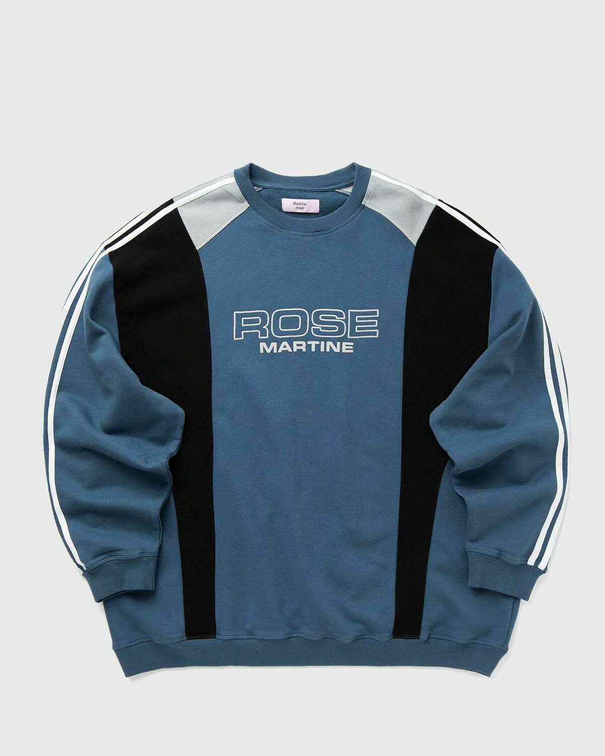 Martine Rose PANELLED SWEATSHIRT Blue Men