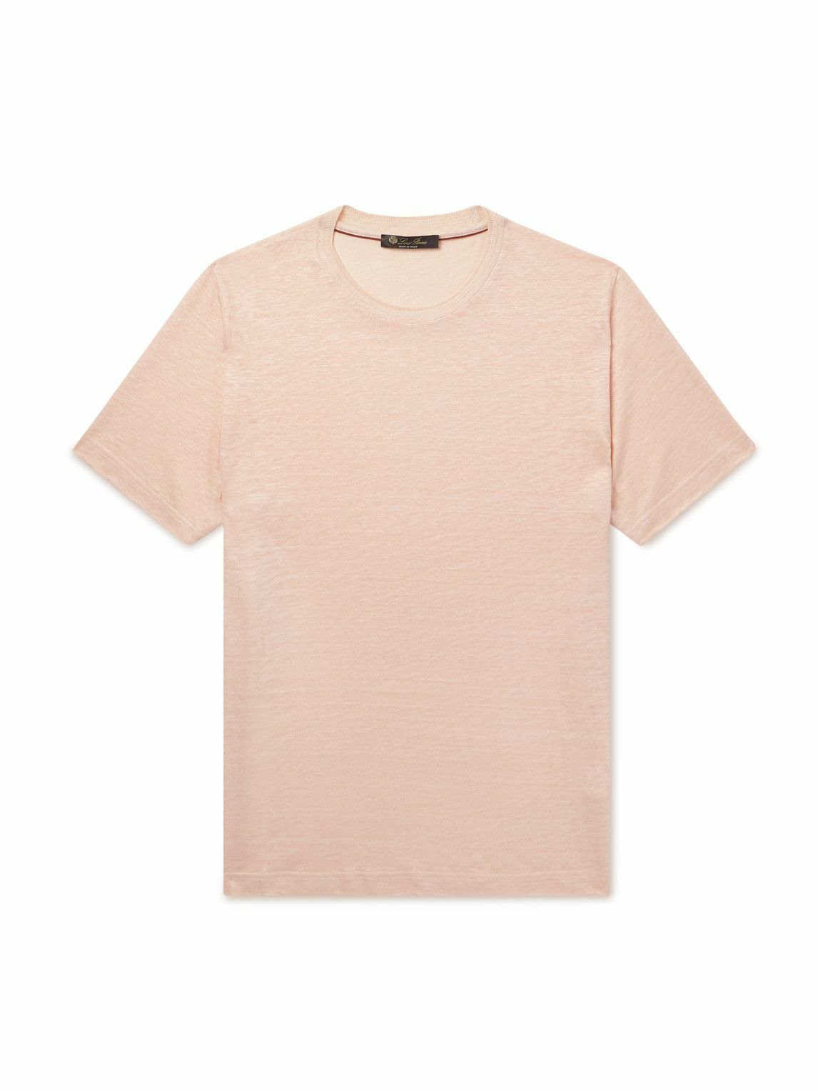 Loro Piana - Linen T-Shirt - Orange
