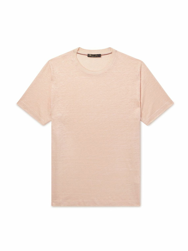 Photo: Loro Piana - Linen T-Shirt - Orange