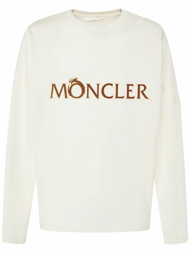 Photo: MONCLER - Cny Long Sleeve Cotton T-shirt