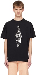Raf Simons Black Printed T-Shirt