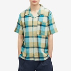 Folk Men's Short Sleeve Soft Collar Shirt in Multi