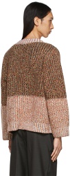 Namacheko Multicolor Rib Knit Reinhold V-Neck Sweater
