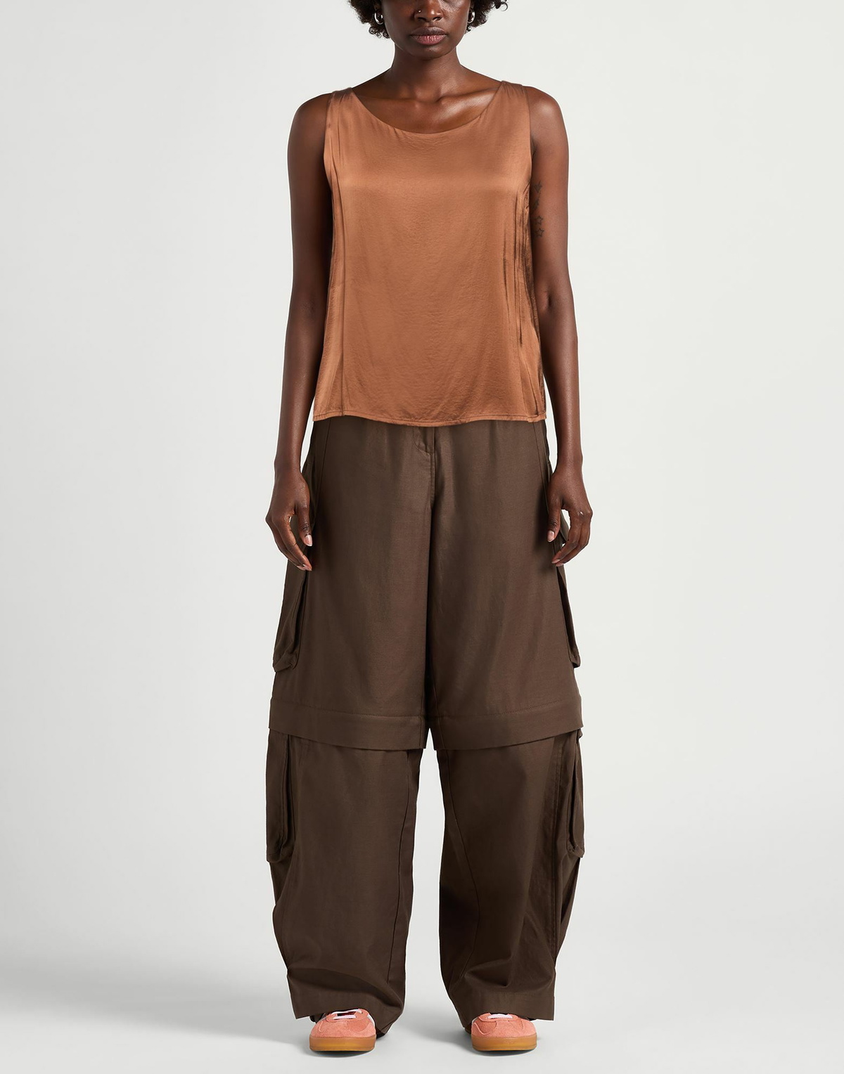 Manila Grace Womens Top Rust
