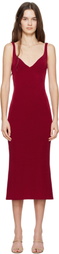 Mirror Palais Red Naomi Supermodel Midi Dress