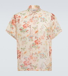 Bode - Flowering Crabapple silk georgette shirt