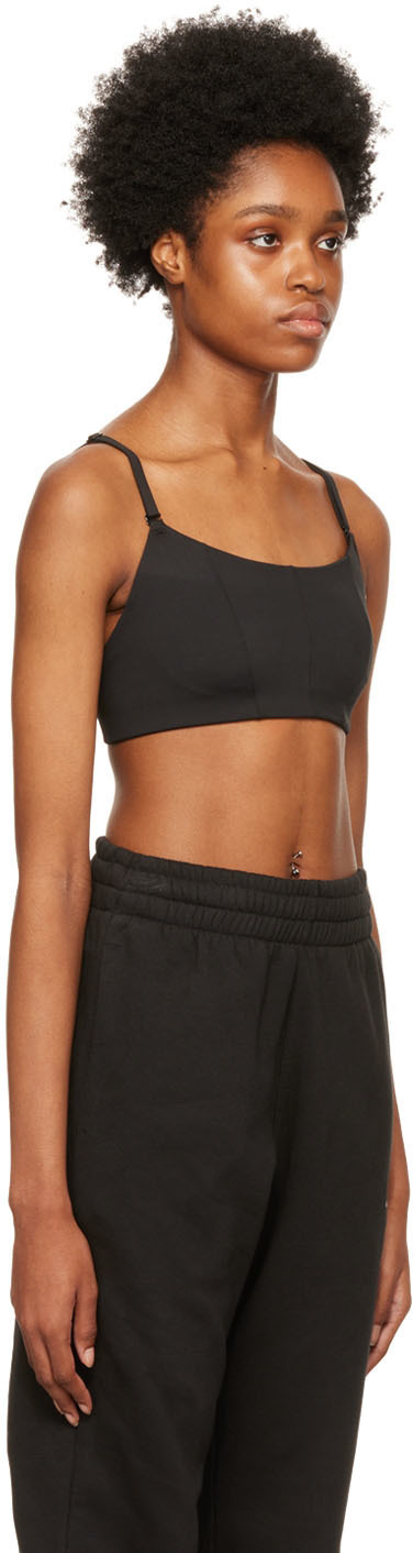 adidas Originals Black Recycled Polyester Sports Bra