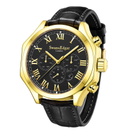 Swan & Edgar Cosmopiltan Automatic Black Dial Mens Watch SE01422