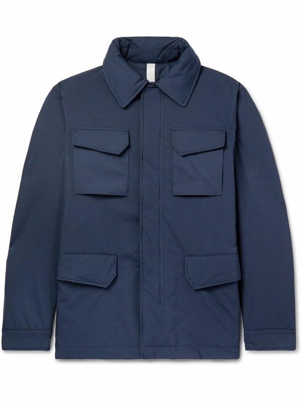 Photo: Incotex - Teknosartorial Padded Shell Field Jacket - Blue