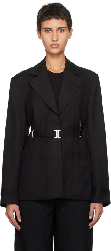 Photo: REMAIN Birger Christensen Black Belted Blazer