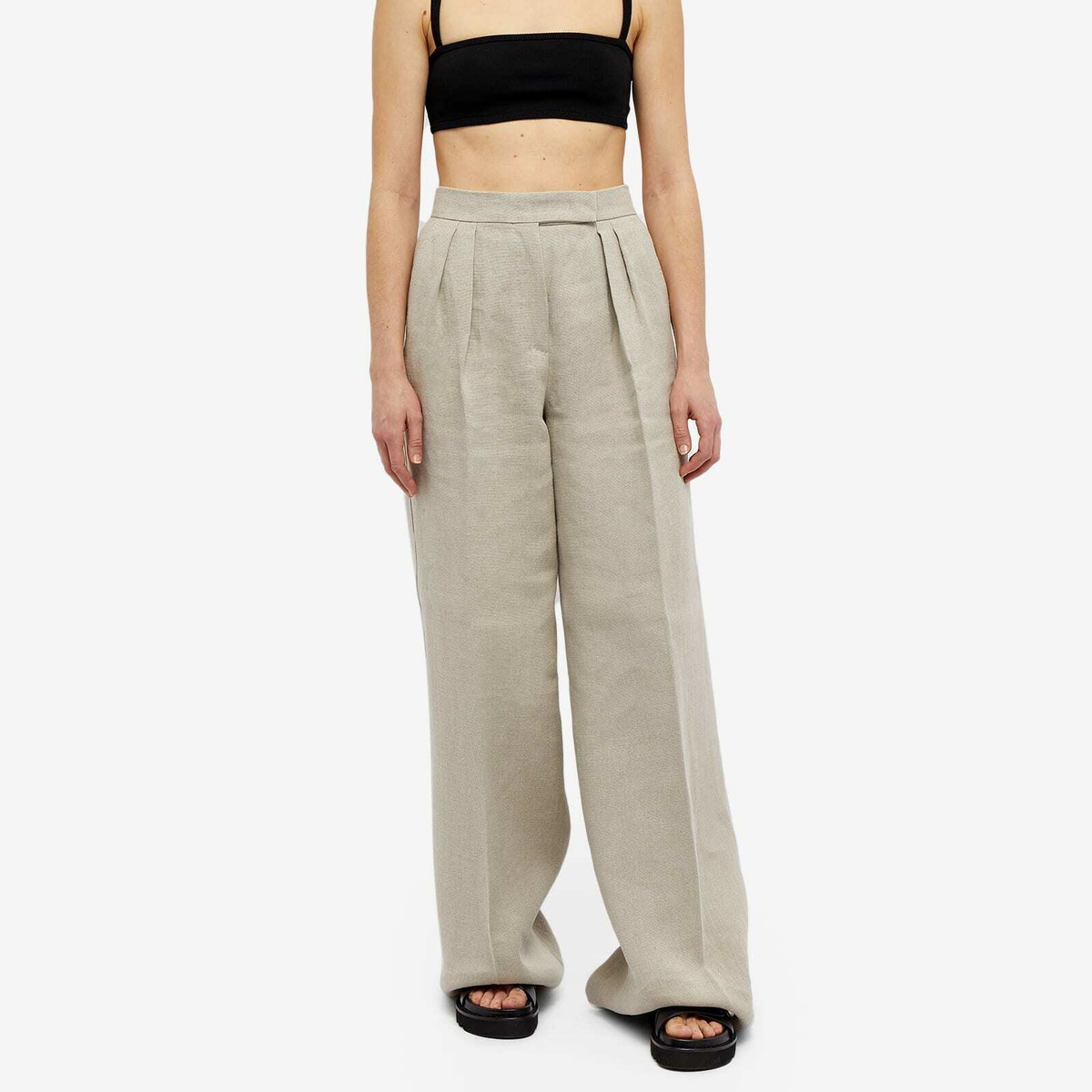 Max Mara Women's Caden Long Trouser in Sand Max Mara