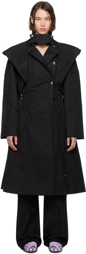 Kiko Kostadinov Black Draped Lyra Jacket Kiko Kostadinov