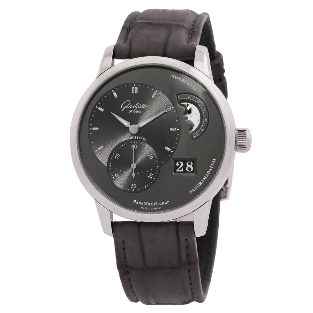 Glashutte Original Panomaticlunar Automatic Moon Phase Watch 1-90-02-43-32-62
