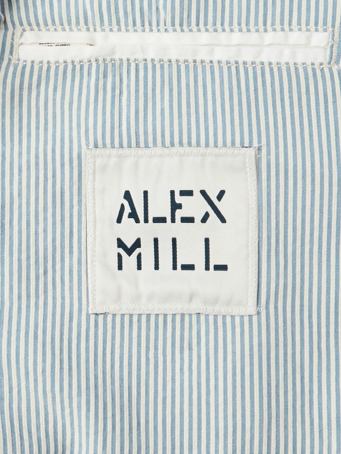 Alex Mill - Mill Striped Cotton-Seersucker Blazer - Blue
