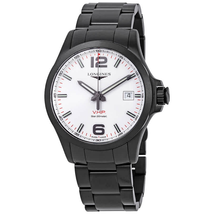 Photo: Longines Conquest V.H.P. Silver Dial Mens Watch L37262766
