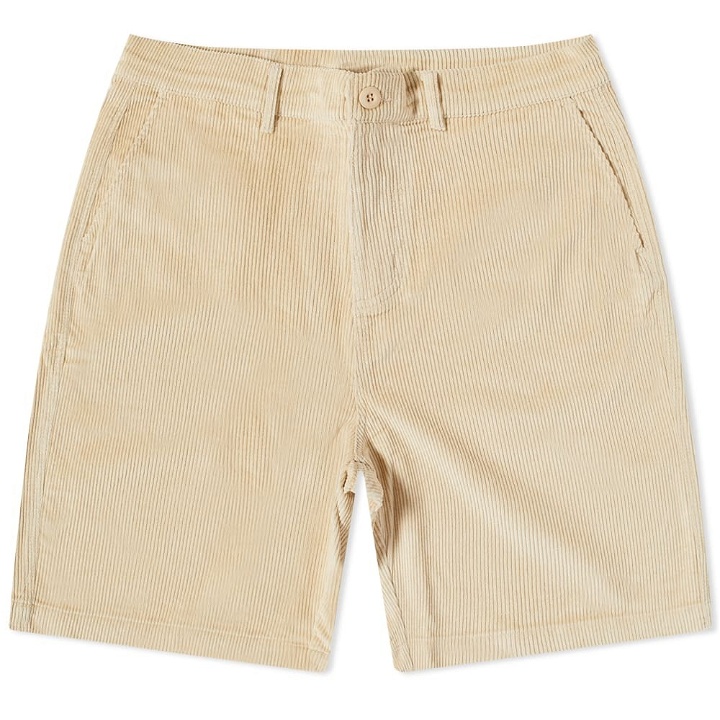 Photo: Butter Goods Men's Chains Corduroy Shorts in Sandstone