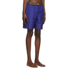 Versace Underwear Blue Medusa Swim Shorts