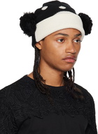 Walter Van Beirendonck Black & Off-White Walter Beanie